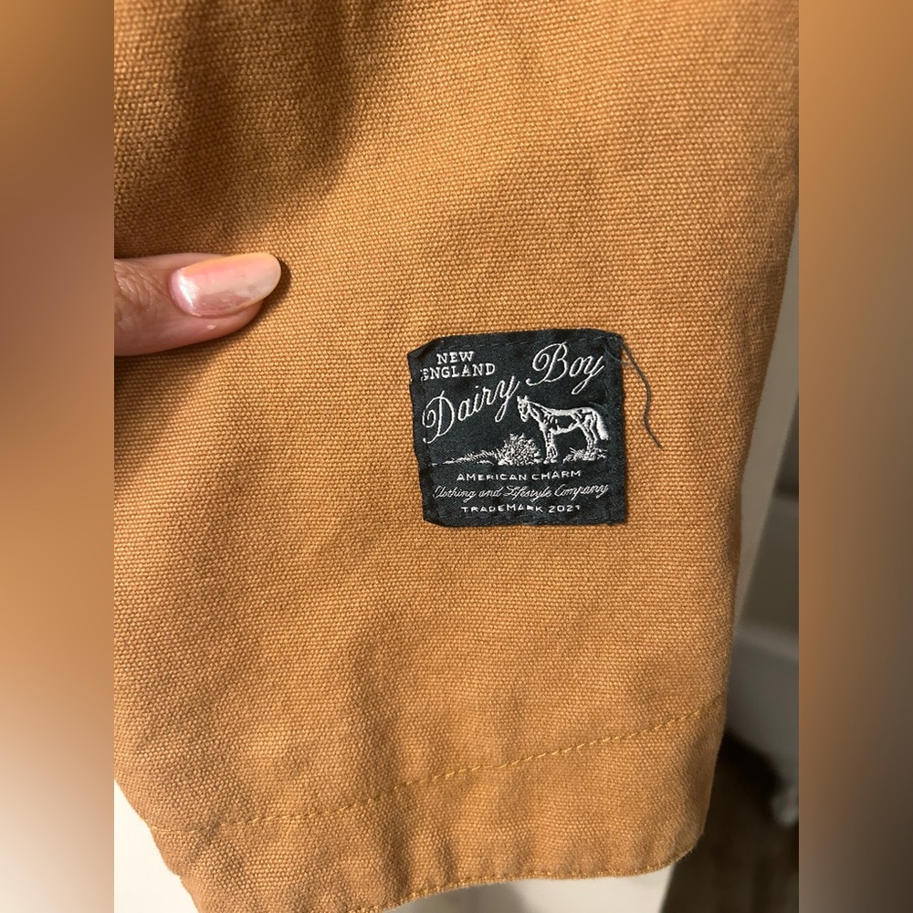 NWT Dairy Boy Tan Women's Barn Jacket - Picture 5 of 11